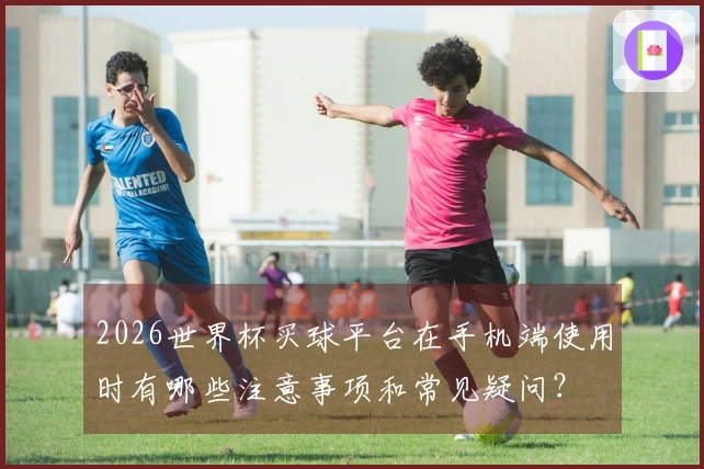 2026世界杯买球平台在手机端使用时有哪些注意事项和常见疑问？