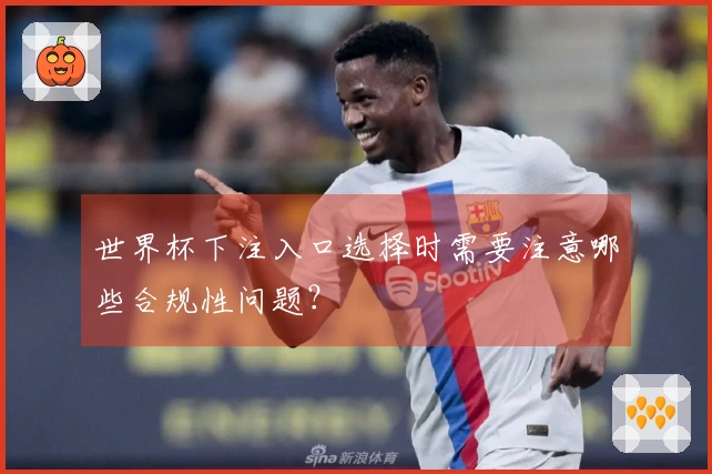 世界杯下注入口选择时需要注意哪些合规性问题？