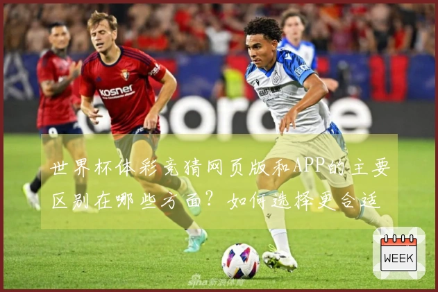 世界杯体彩竞猜网页版和APP的主要区别在哪些方面？如何选择更合适的下注方式？